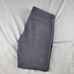 J. Crew Stretch Slim Fit thick Dress Pants Office Wear Casual Size 34x29 black